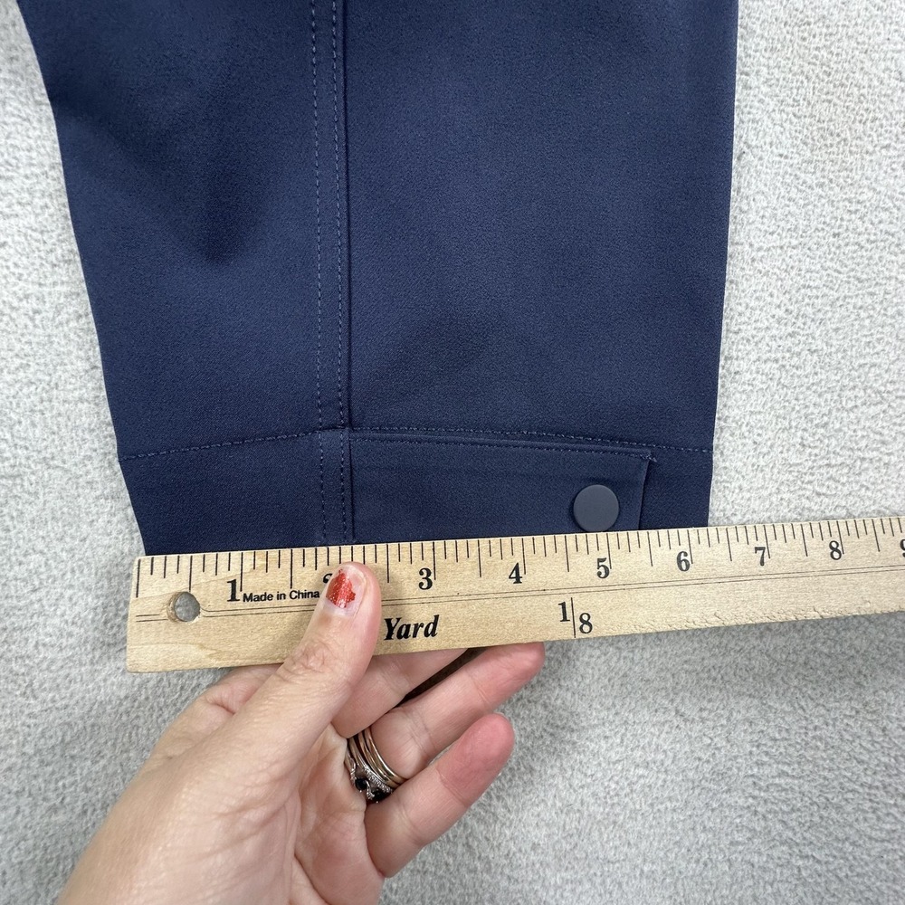 Athleta Pants Womens 14 Petite Navy Endless High Rise Cargo Pull On Stretch - Picture 13 of 13